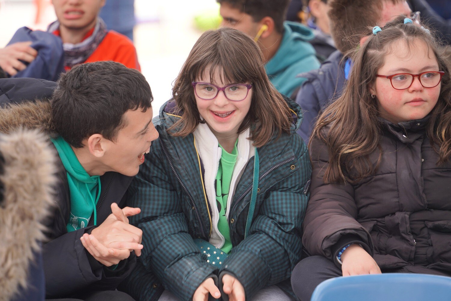niños sonriendo